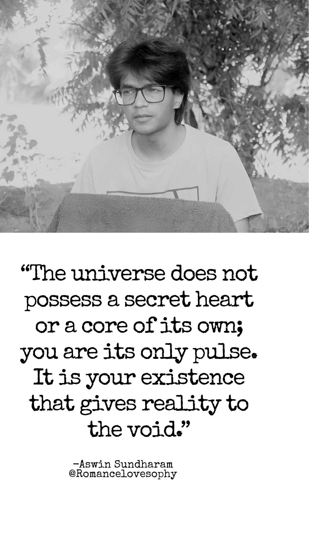 We spend so much time searching for meaning out there — in stars, in signs, in silence. But what if the void was never empty? What if it was always waiting for you to fill it?Your existence isn't accidental. It's the thing that makes reality real.